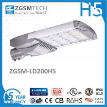 200W High Power 125lm / W LED Straßenlaterne